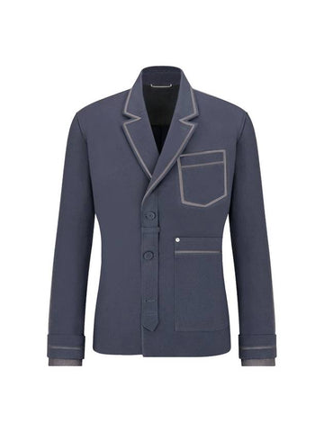 Gardner Blazer Jacket Grey - DIOR - BALAAN 1