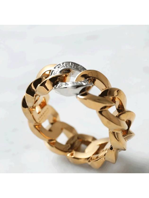 Medusa Chain Ring Gold - VERSACE - BALAAN 3