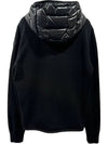 Men's Padded Cotton Hooded Zip-Up Black - MONCLER - BALAAN 4