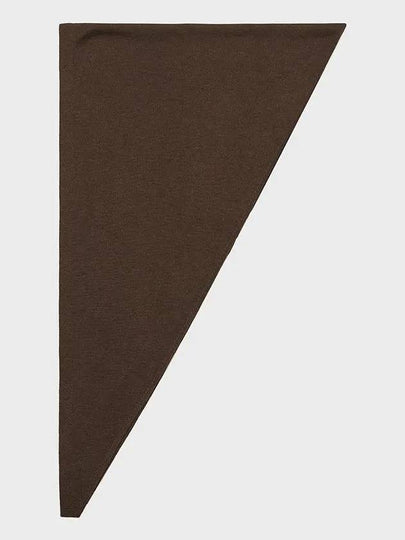 Wool Layered Scarf Brown - NOIRER FOR WOMEN - BALAAN 2