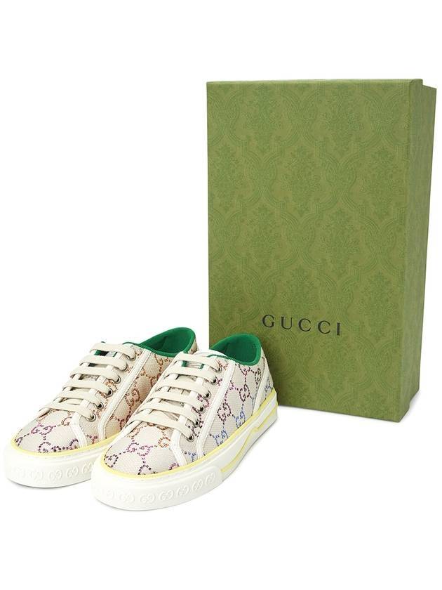 Tennis 1977 Women's Low Top Sneakers Beige - GUCCI - BALAAN 10