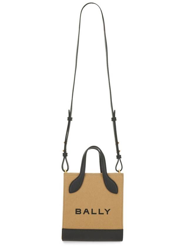 Logo Print Tote Bag Beige - BALLY - BALAAN 3