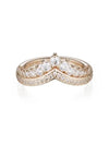 Princess Wishbone Ring Rose Gold - PANDORA - BALAAN 3