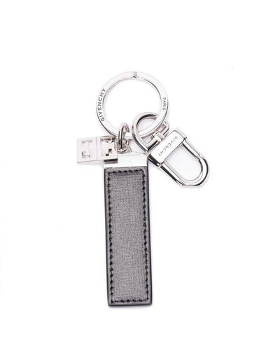 Classic 4G Logo Key Holder Silver Black - GIVENCHY - BALAAN 1