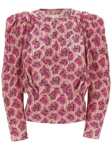 23 fw Multicolor Silk Shirt HT0012FAA3J10I40FA B0650744403 - ISABEL MARANT - BALAAN 1