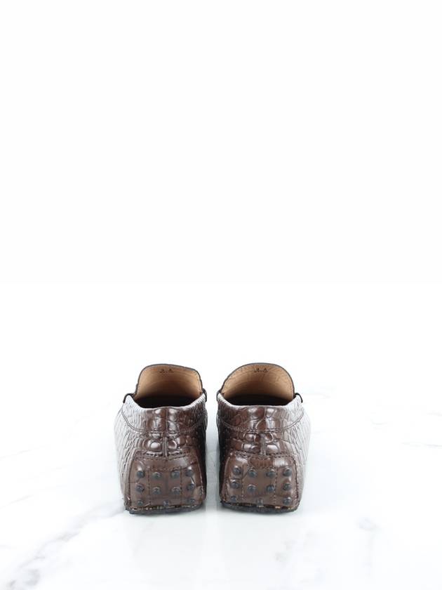 Alligator Wani Pattern Driving Loafers 9 280 - TOD'S - BALAAN 4