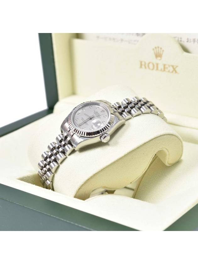 Men s unused Rolex Datejust diamond mother of pearl plate 179174 - ROLEX - BALAAN 2