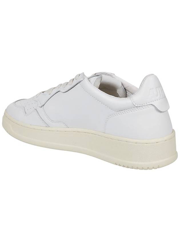 Medalist Leather Low Top Sneakers White - AUTRY - BALAAN 4