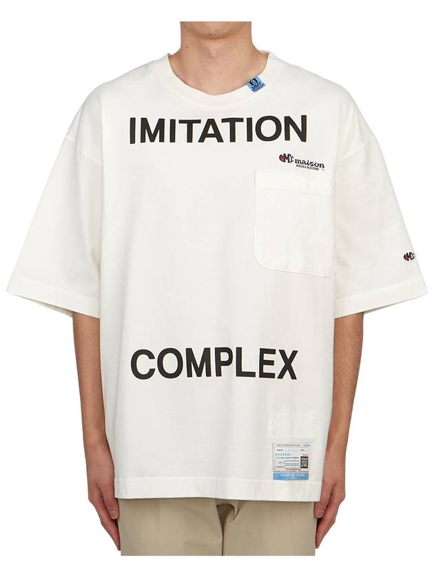 X Champion Men's Short Sleeve TShirt A11TS682 WHITE - MAISON MIHARA YASUHIRO - BALAAN 1