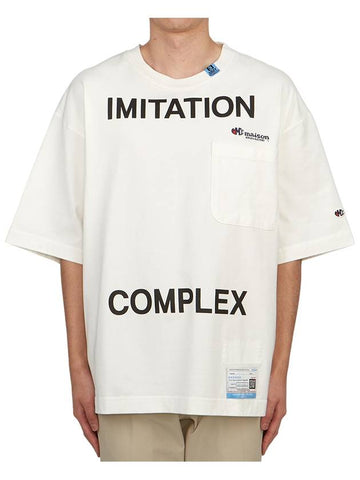 X Champion Men's Short Sleeve TShirt A11TS682 WHITE - MAISON MIHARA YASUHIRO - BALAAN 1