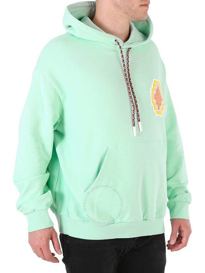 Marcelo Burlon Men's Baby Blue Macrame Cross Patch Hoodie, Size Small - MARCELO BURLON - BALAAN 2