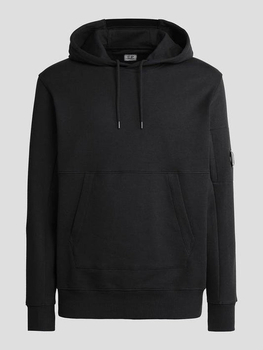 [C.P COMPANY] DIAGONAL RAISED FLEECE LENS HOODIE  999 - CP COMPANY - BALAAN 1