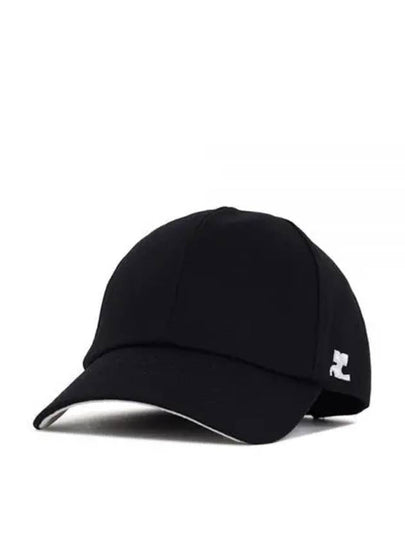 Embroidered Logo Ball Cap Black - COURREGES - BALAAN 2