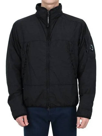 Lens Wappen Zip-Up Jacket Black - CP COMPANY - BALAAN 2