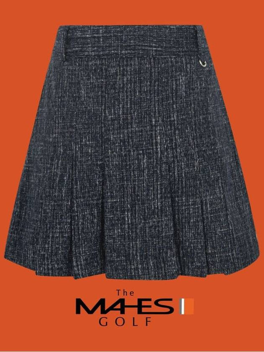 Skirt Shorts Orange Label Tweed Brushed Pleated Skirt GKW9206 - MAHES - BALAAN 2