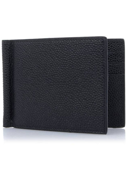 Men's Three Stripes Tab Classic Money Clip Card Wallet Black - THOM BROWNE - BALAAN 2