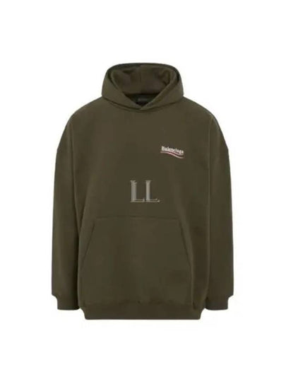 Political Campaign Oversized Fit Hoodie Green - BALENCIAGA - BALAAN 2