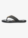 Interlocking G-T Strap Sandals Flip Flops Black - GUCCI - BALAAN 2