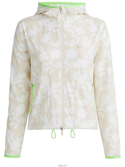 Women's Tonal Floral Maverick 4-Way Stretch Hoodie Jacket Stone - G/FORE - BALAAN 2