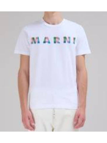 Cotton Short Sleeve T-Shirt White - MARNI - BALAAN 1