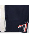 Thome Browne 4 Bar Cardigan Navy - THOM BROWNE - BALAAN 5