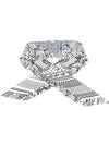 Eperon D'Or Bandana Twilly Scarf Blanc - HERMES - BALAAN 3