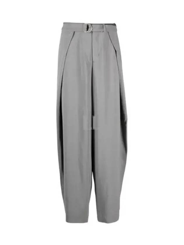 Band Pintuck Wide Pants Mineral Grey - AMI - BALAAN 2