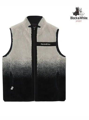 Gradient Fleece Vest 1002GBGWNAVY - BLACK&WHITE - BALAAN 1