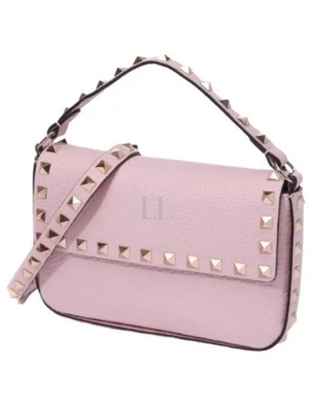 Rockstud Chain Cross Bag Pink - VALENTINO - BALAAN 2