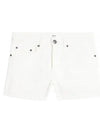 Straight Denim Shorts Natural White - AMI - BALAAN 2