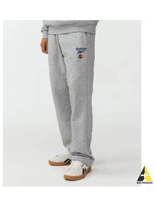 Pump It Up Wide Sweatpants Gray - REEBOK - BALAAN 1