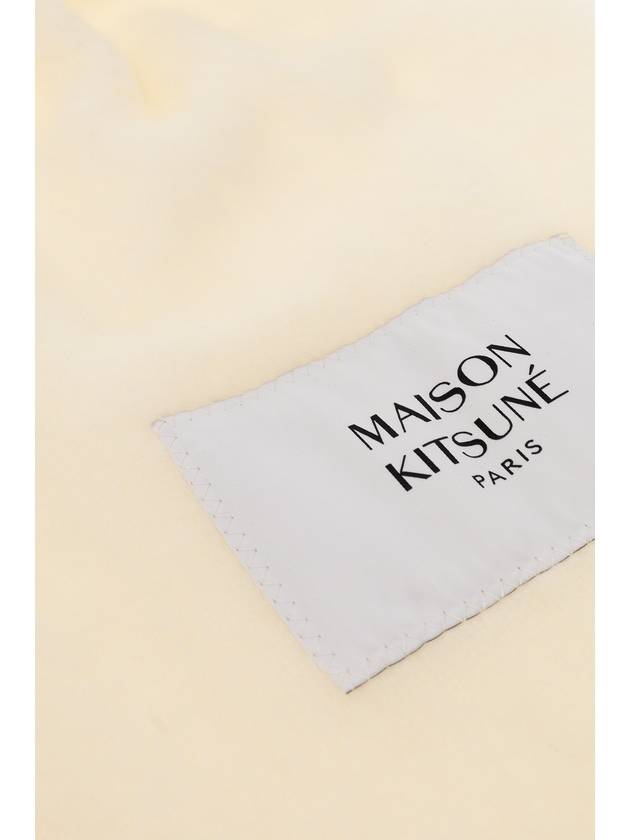 Baby Alpaca Muffler Milk - MAISON KITSUNE - BALAAN 5