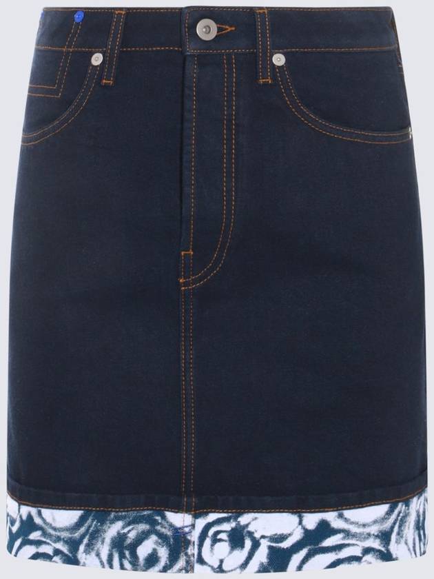 Japanese Denim Mini Skirt 8080921 - BURBERRY - BALAAN 2