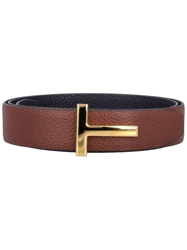 Small grain leather icon belt - TOM FORD - BALAAN 1