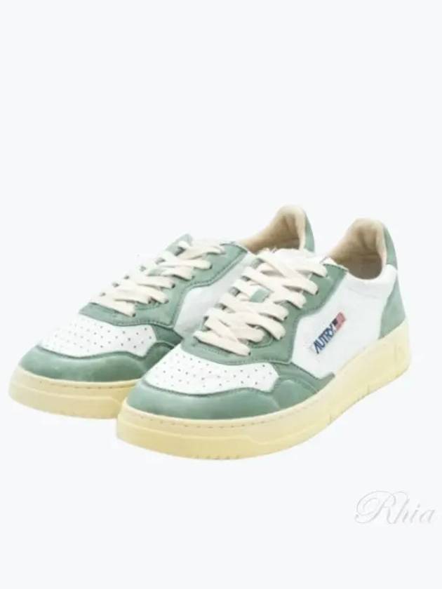 Medalist Bicolor Low Top Sneakers Green - AUTRY - BALAAN 2