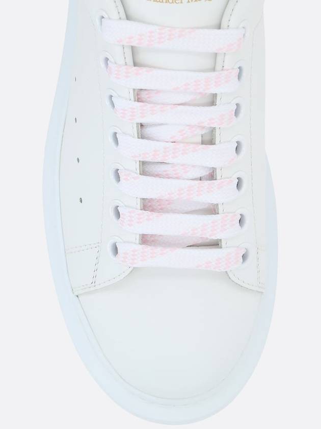 Oversized Leather Low Top Sneakers White - ALEXANDER MCQUEEN - BALAAN 5