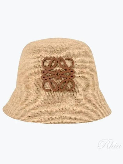 Anagram Raffia Bucket Hat Natural - LOEWE - BALAAN 2