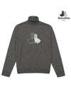 Autumn Real Terrier Intarsia Pullover 2203LXVWGREY - BLACK&WHITE - BALAAN 1