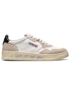 Men's Medalist Leather Low Top Sneakers White - AUTRY - BALAAN 2