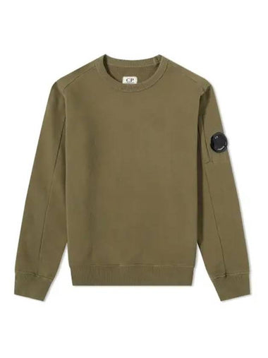 Lens Wappen Cotton Sweatshirt Brown - CP COMPANY - BALAAN 1