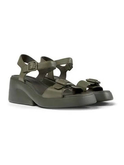 Kaah Leather Sandals Green - CAMPER - BALAAN 2