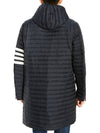 Men's 4 Bar Hooded Padding Navy - THOM BROWNE - BALAAN 8