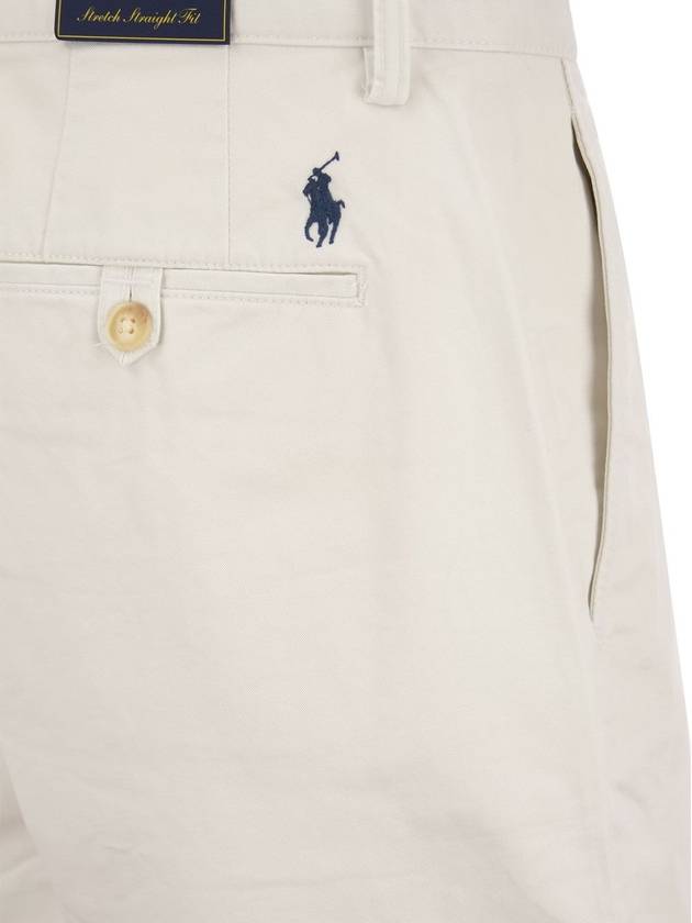 Stretch Classic Chino Shorts White - POLO RALPH LAUREN - BALAAN 5