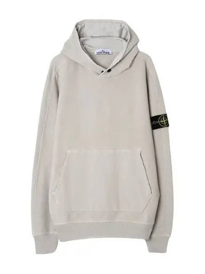 Compass Logo Patch Hoodie Ice - STONE ISLAND - BALAAN 2