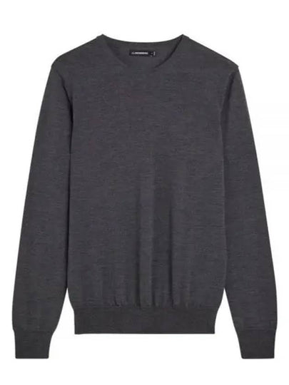 Lyle Merino Crew Neck Knit Top Grey - J.LINDEBERG - BALAAN 2