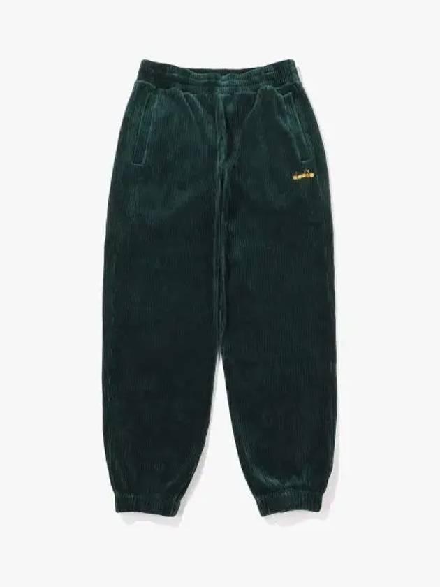 Diadora Montello Corduroy Jogger Pants GREEN - DIADORA - BALAAN 1