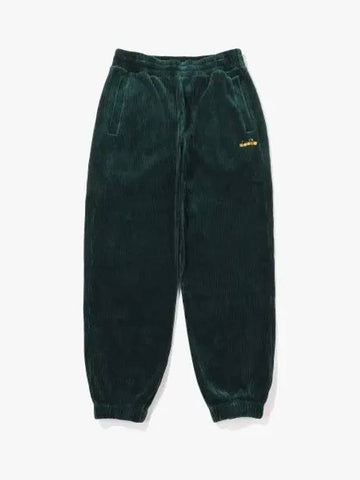 Diadora Montello Corduroy Jogger Pants GREEN - DIADORA - BALAAN 1