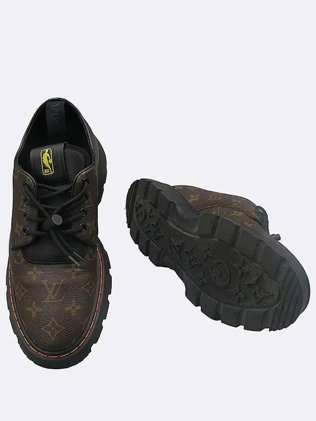 1A904C Monogram Canvas Bold Derby Men s Shoes NBA LV Collection 265MM - LOUIS VUITTON - BALAAN 3