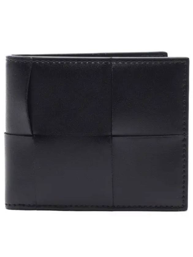 Intrecciato Cassette Half Wallet Black - BOTTEGA VENETA - BALAAN 2