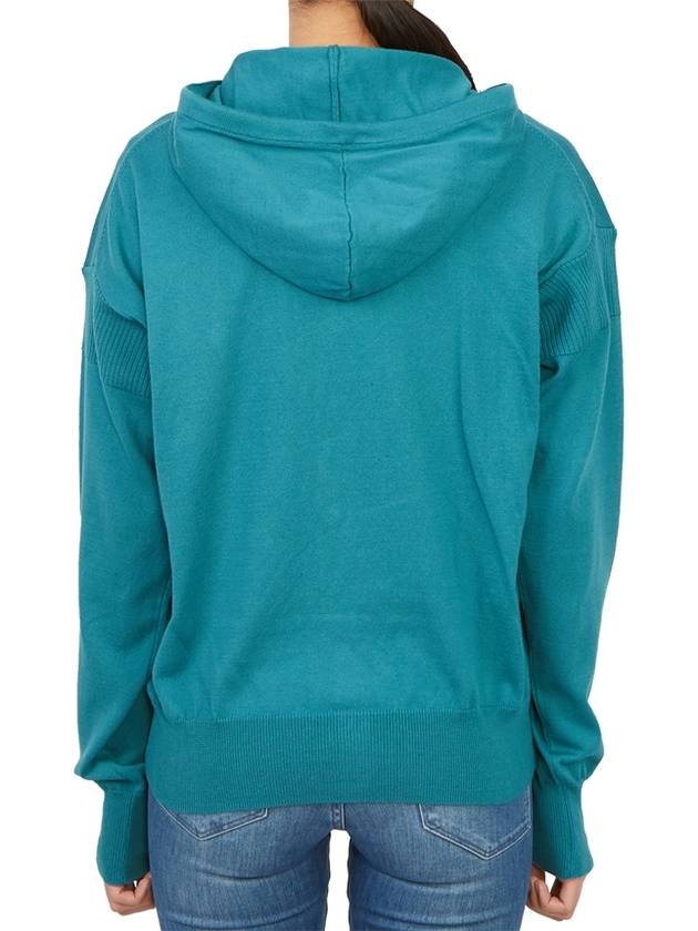 Embroidered Logo Hoodie Cardigan Green - VIVIENNE WESTWOOD - BALAAN 6